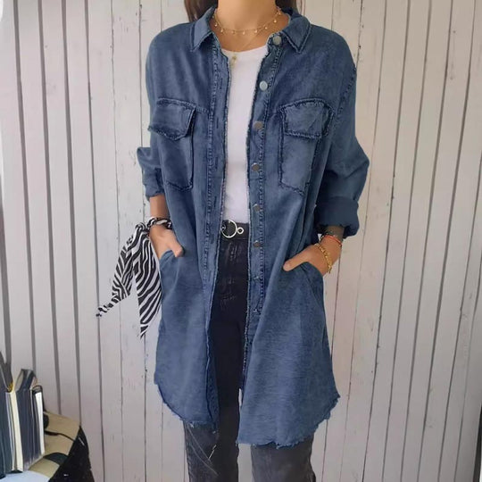 Heidi-Mode | Oversized Denim Hemd