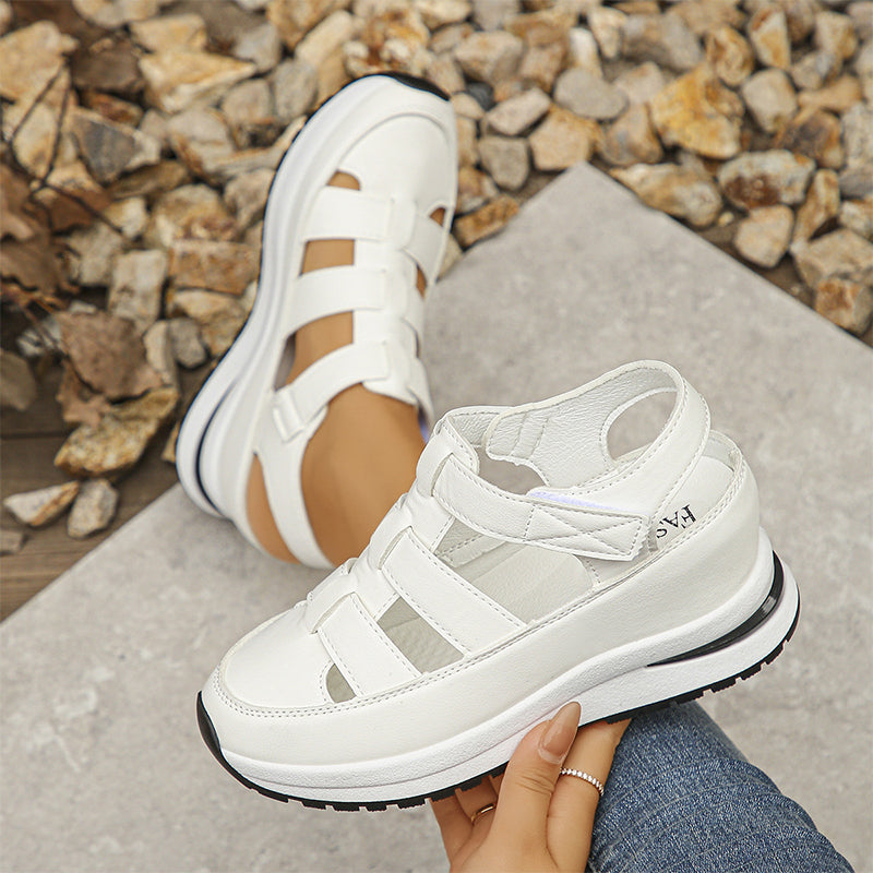 Heidi-Mode | Sneaker-Sandalen - Bequeme Hohe Sohle für zusätzlichen Komfort