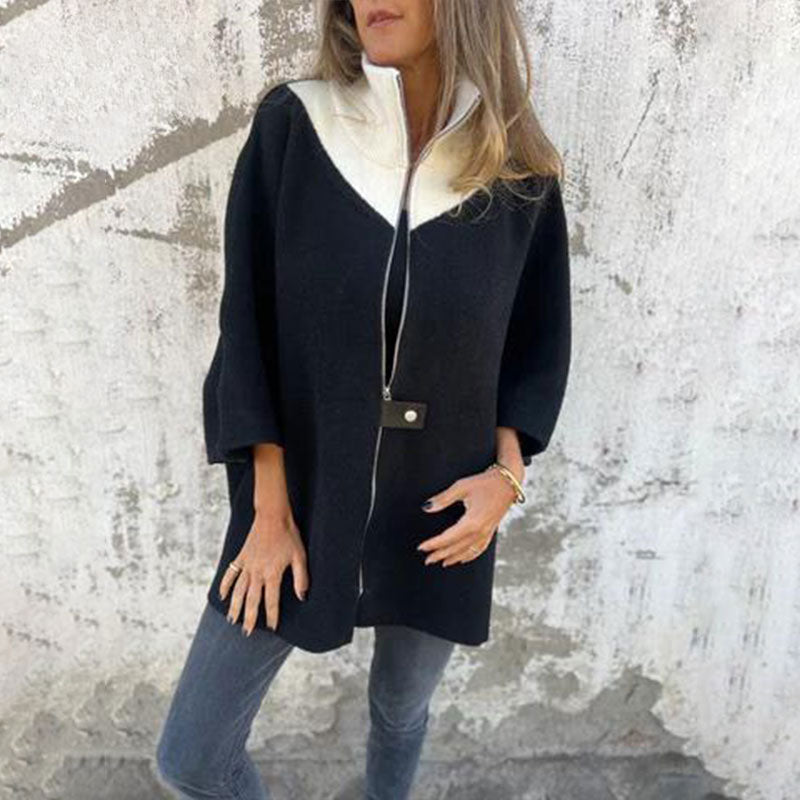 Heidi-Mode | Lange Zip-Up Jacke Damen
