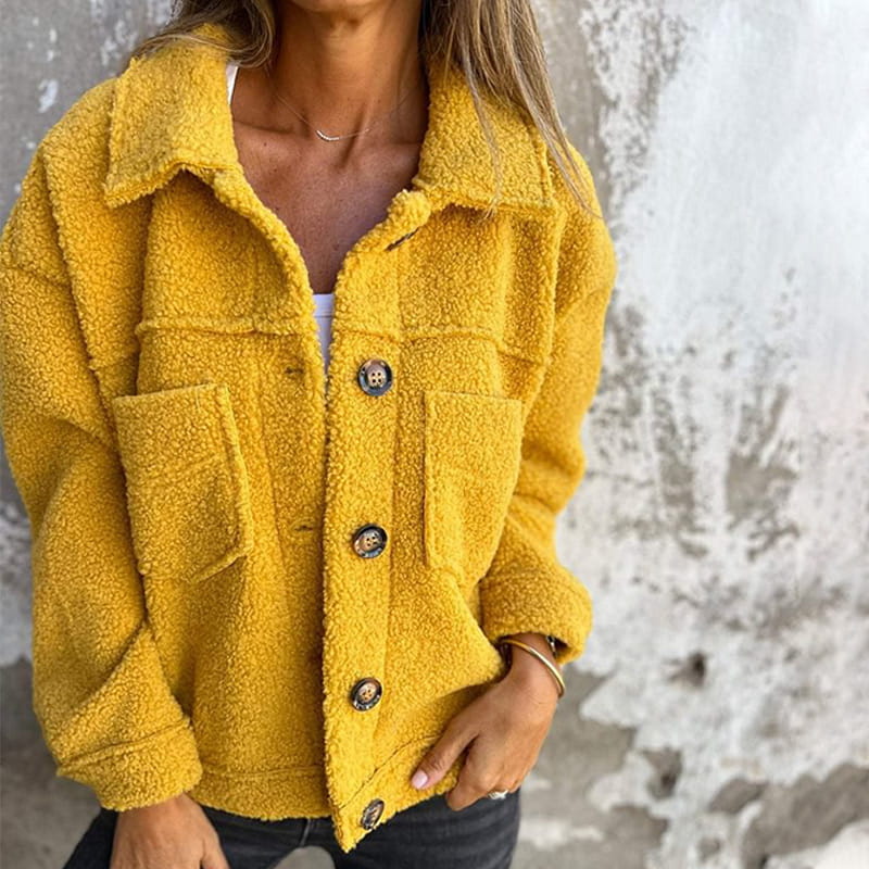 Heidi-Mode | Kurze Warme Bouclé Jacke