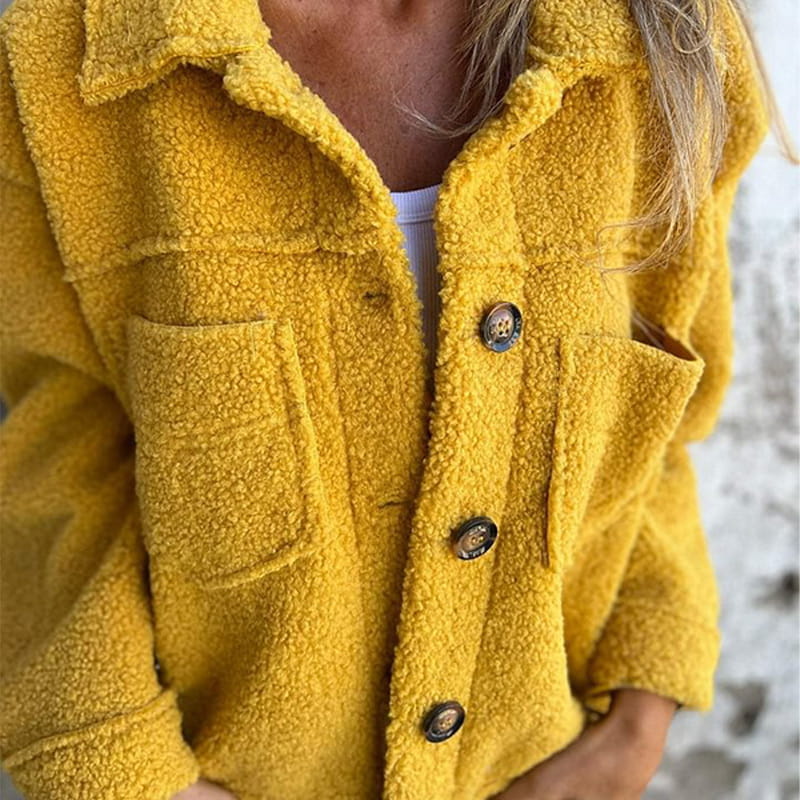 Heidi-Mode | Kurze Warme Bouclé Jacke