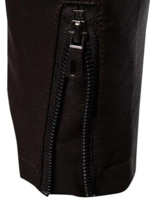 Heidi-Mode | Stehkragen Herren Lederjacke