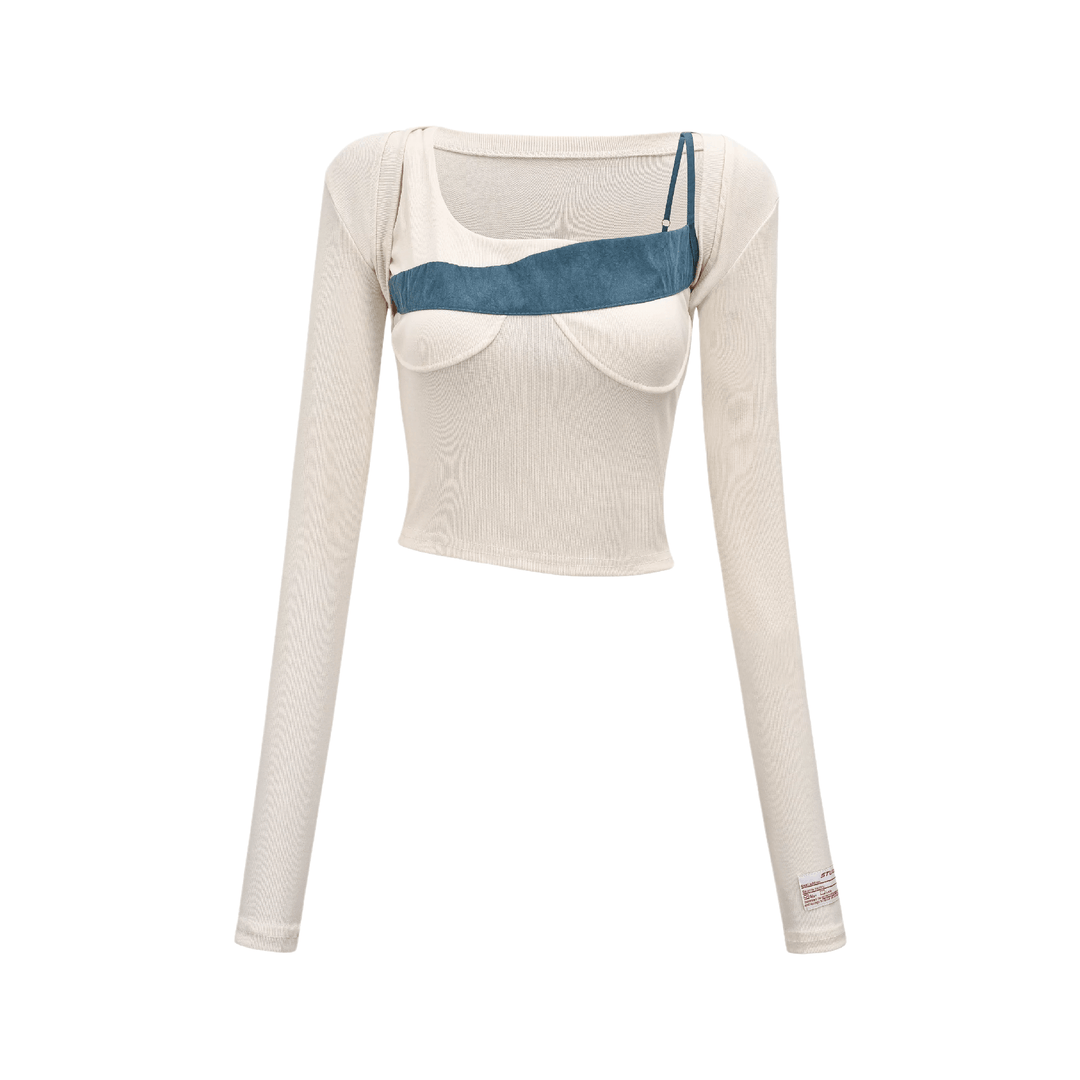 Heidi-Mode | Wars Panelled To Dele Crop Top