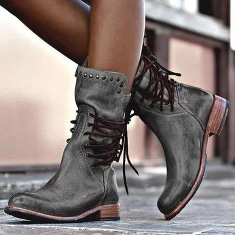 Heidi-Mode | Stiefeletten Damen Schwarz Wasserdicht