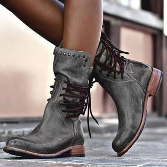Heidi-Mode | Stiefeletten Damen Schwarz Wasserdicht