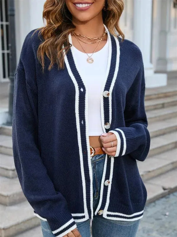 Heidi-Mode | Lässiger Frauen Strickjacke Pullover