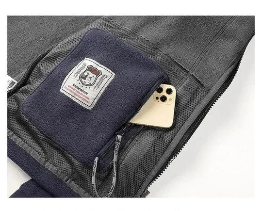 Heidi-Mode | Stylische Fleece Winter Männerjacke