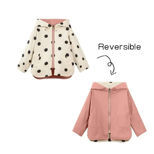 Heidi-Mode | Stylische Polka Dot Kinderjacke