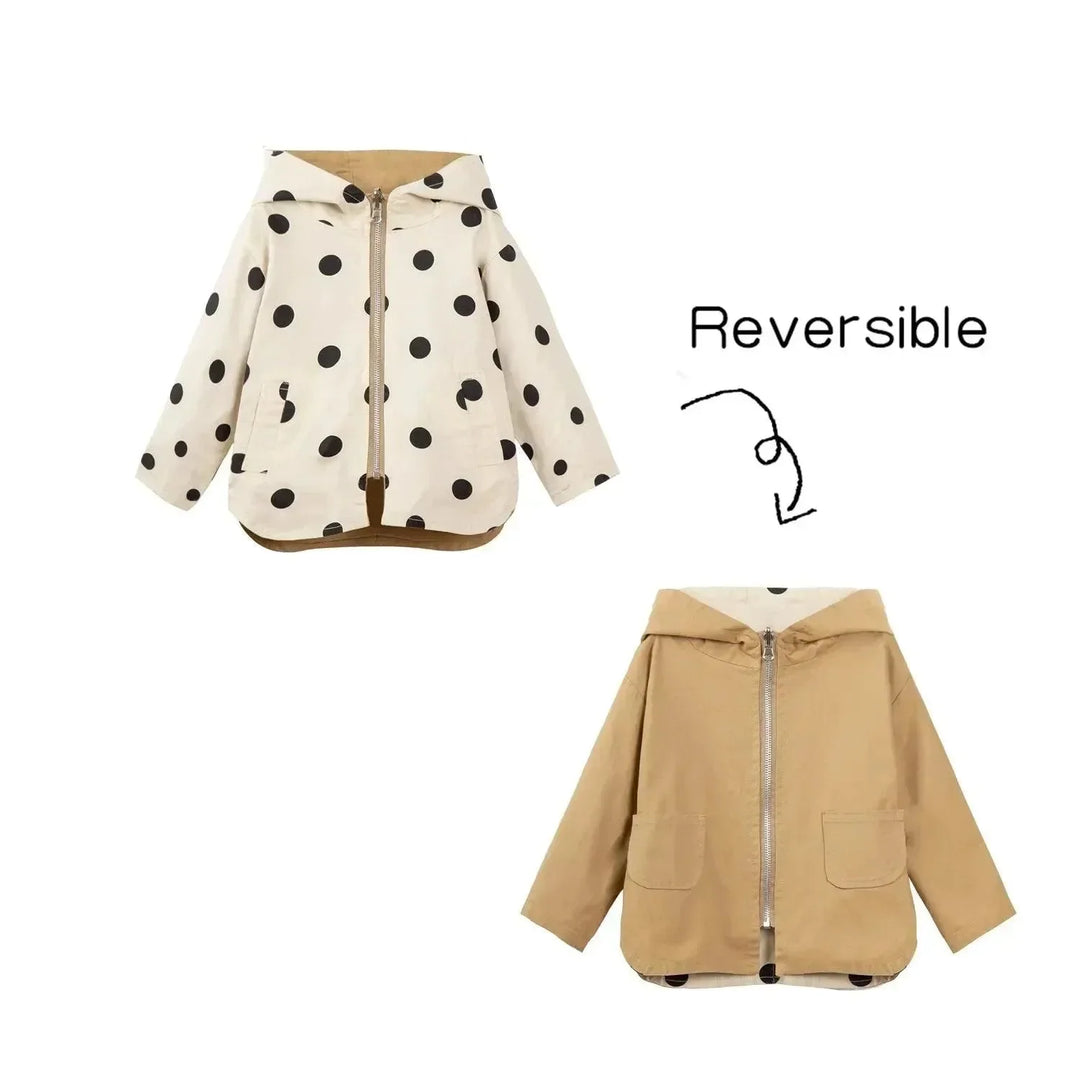 Heidi-Mode | Stylische Polka Dot Kinderjacke
