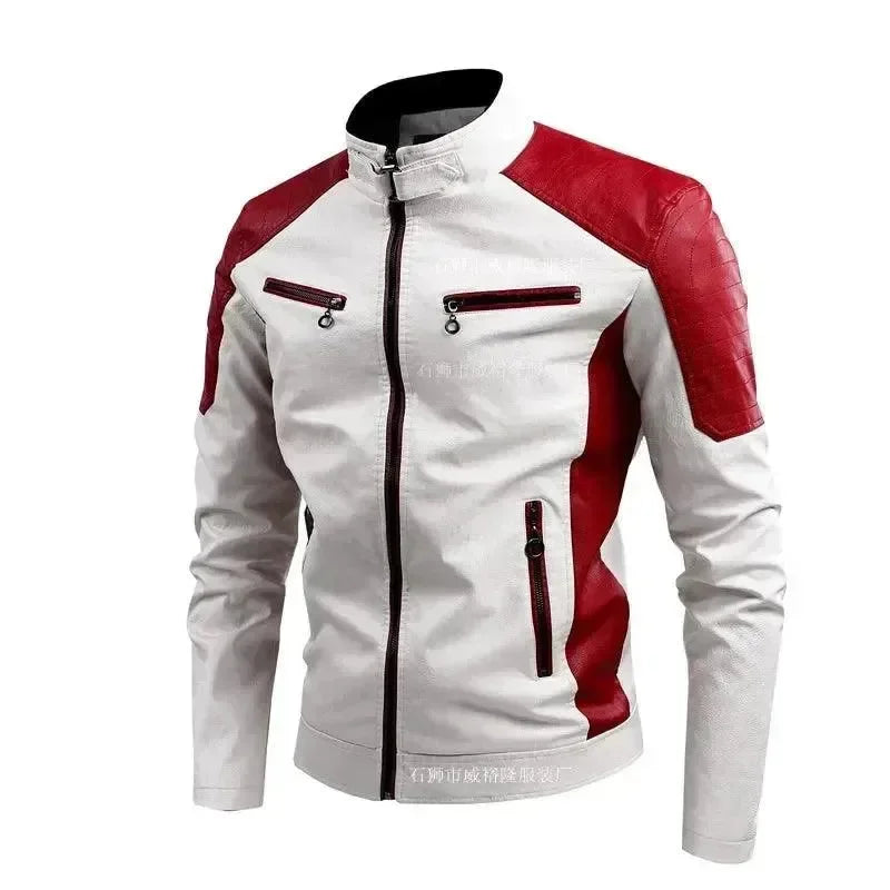 Heidi-Mode | Stilvolle Slim-Fit Herren Leder Bikerjacke