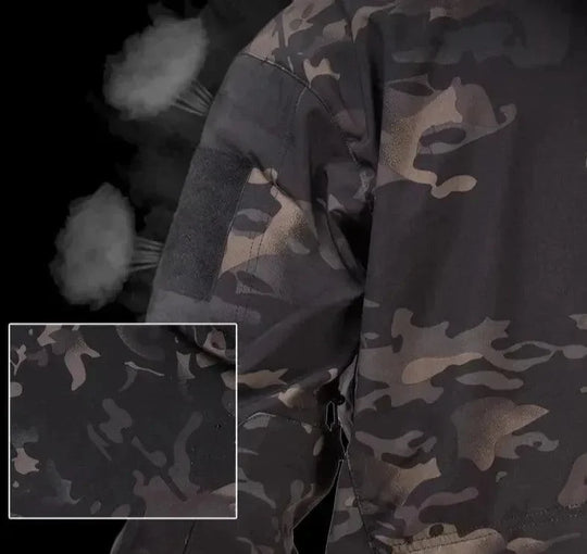 Heidi-Mode | Taktische wasserdichte Fleecejacke für Herren