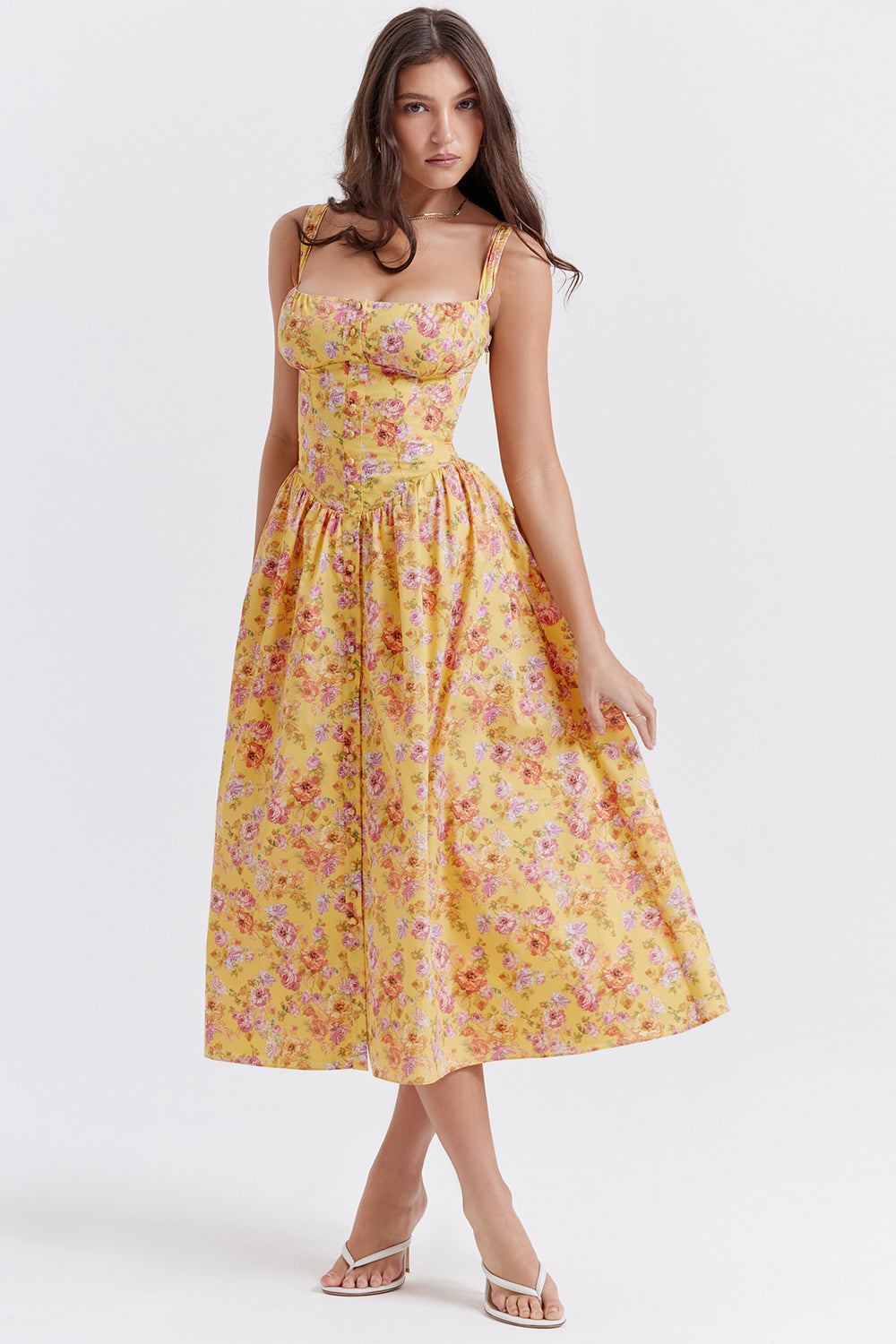 Midi-Sommerkleid für Damen