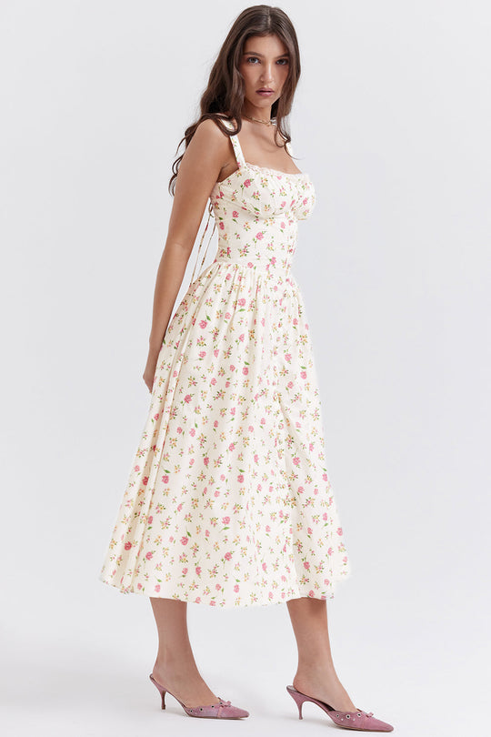 Breeze Midi Sommerkleid Mit Blumenmuster