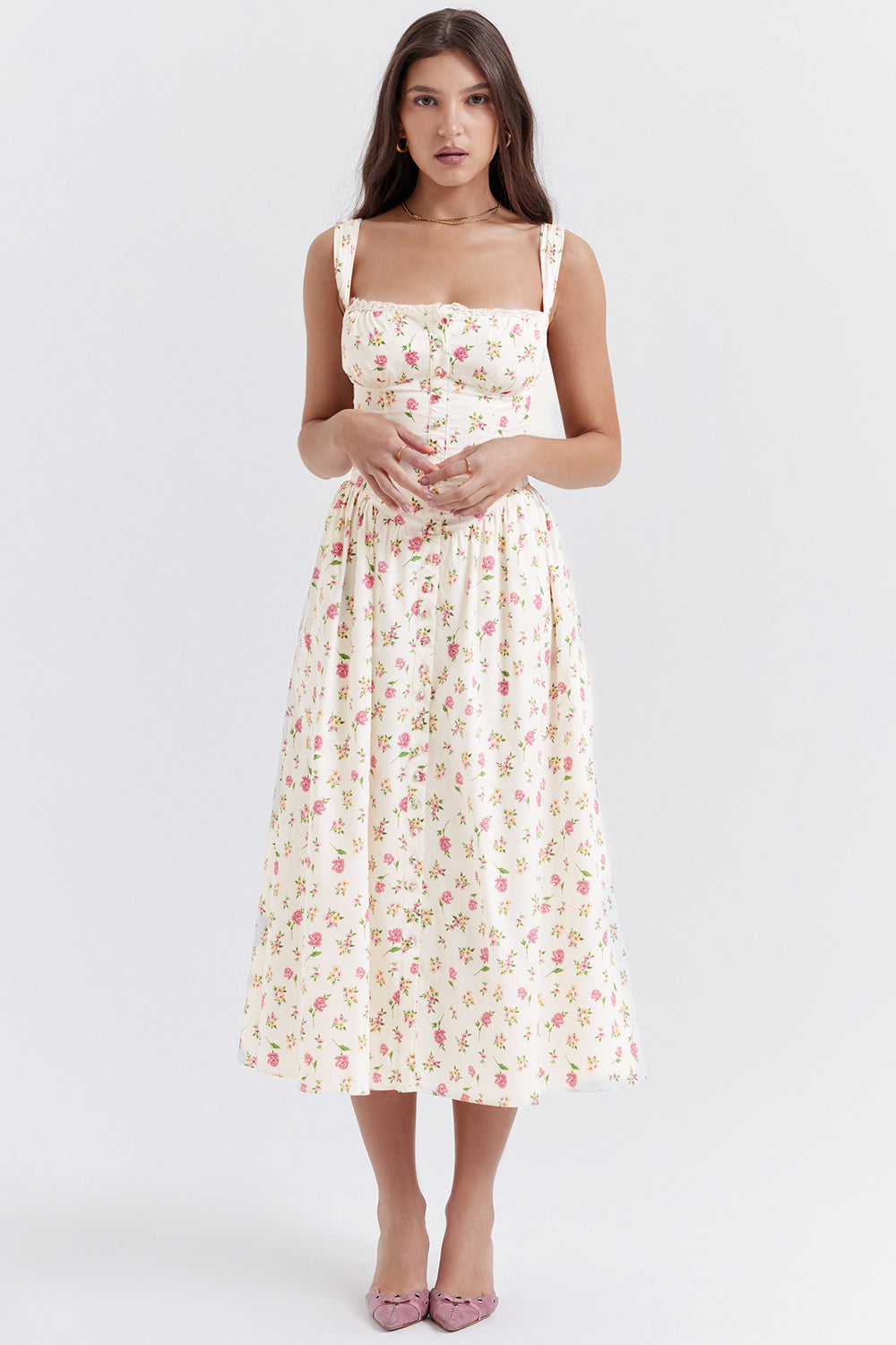 Midi-Sommerkleid für Damen