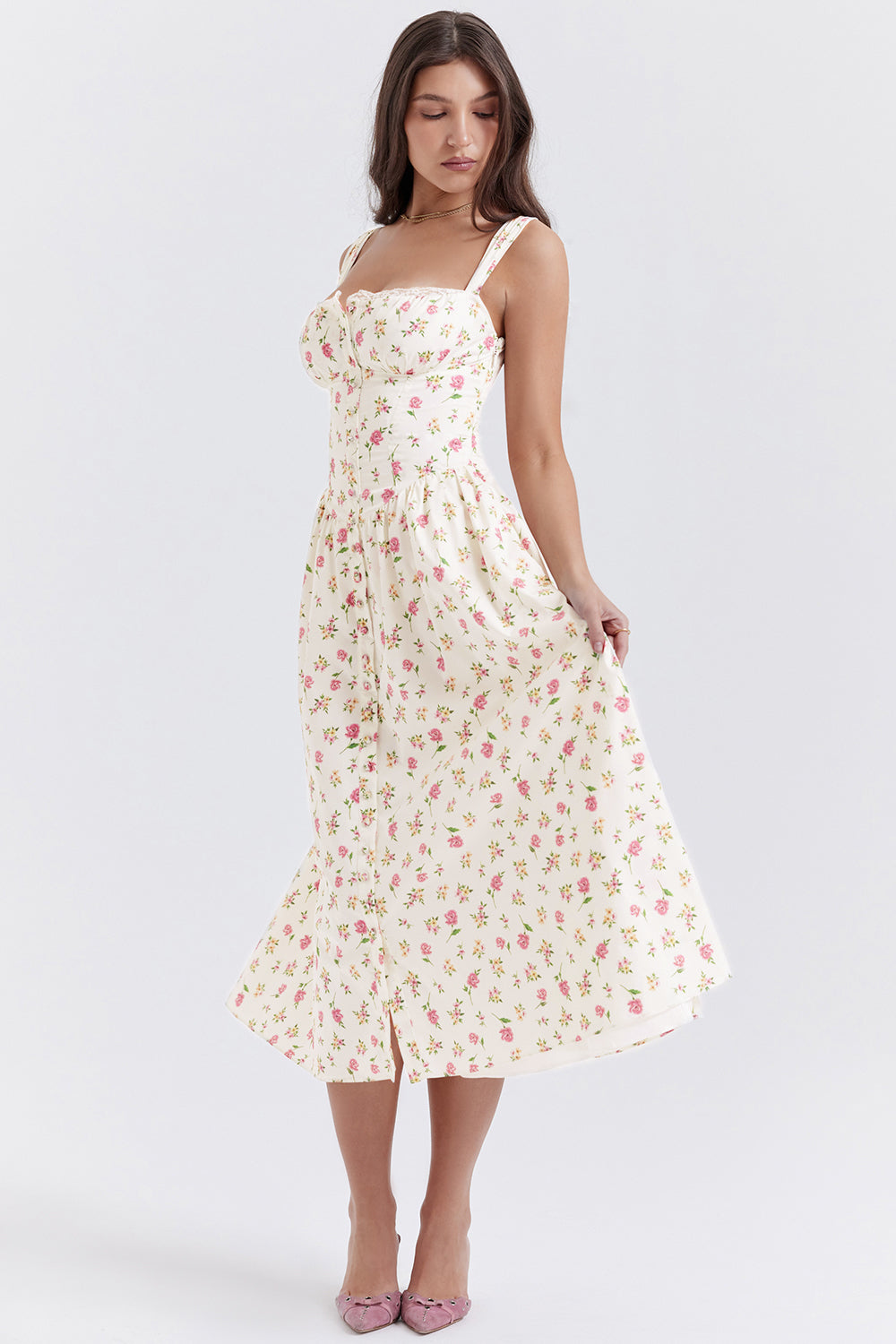 Midi-Sommerkleid für Damen