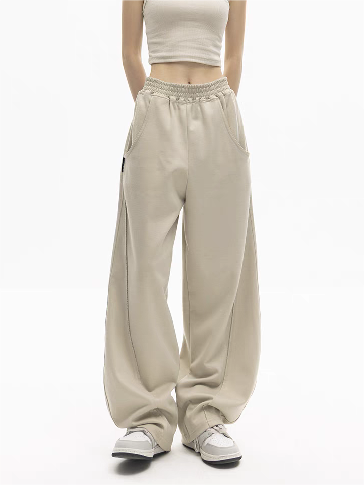 Heidi-Mode | School Einfarbiger Baggy Sweatpants