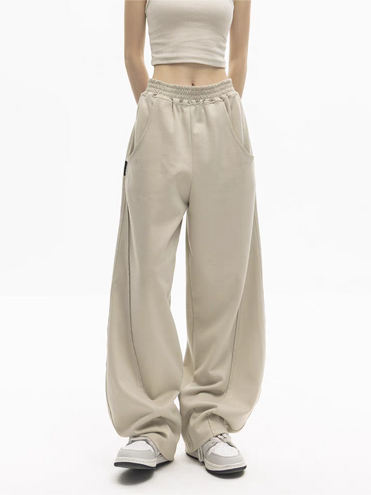 Heidi-Mode | School Einfarbiger Baggy Sweatpants
