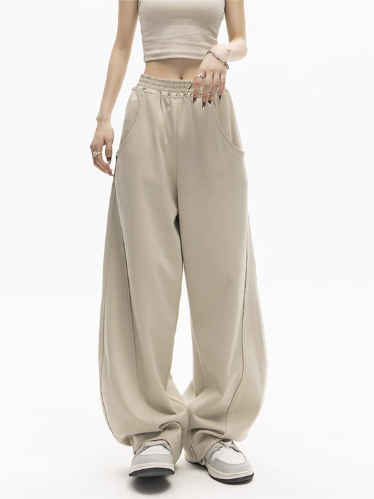 Heidi-Mode | School Einfarbiger Baggy Sweatpants