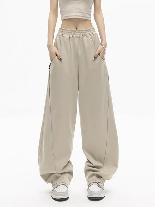 Heidi-Mode | School Einfarbiger Baggy Sweatpants