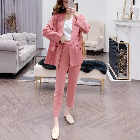 Heidi-Mode | Der mitfühlende taillierte Blazer für Damen - Formal-Business - Einfarbig