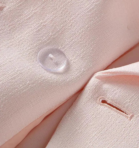 Heidi-Mode | Der Gewissenhaftigkeit Pink Blazer Damen - Formal-Business - Einfarbig