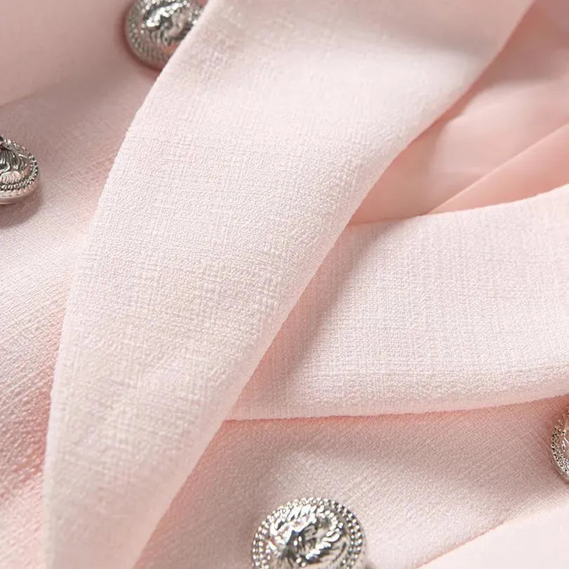 Heidi-Mode | Der Gewissenhaftigkeit Pink Blazer Damen - Formal-Business - Einfarbig