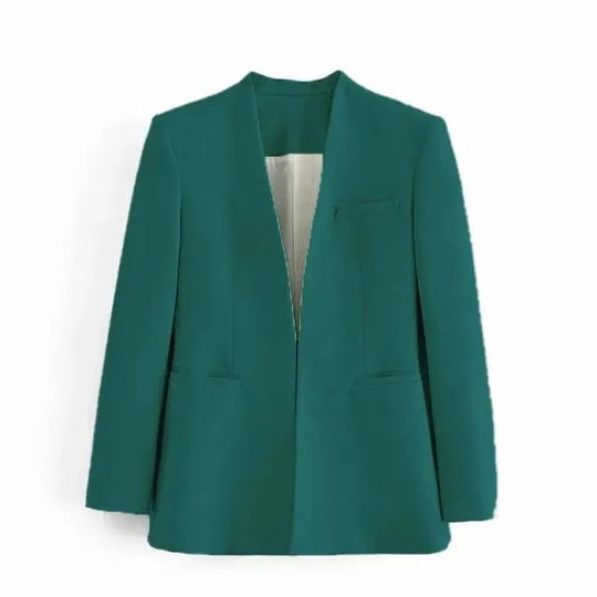 Heidi-Mode | Der Vorstellungskraft Formal Blazer Damen - Lässig - Uni-Farben