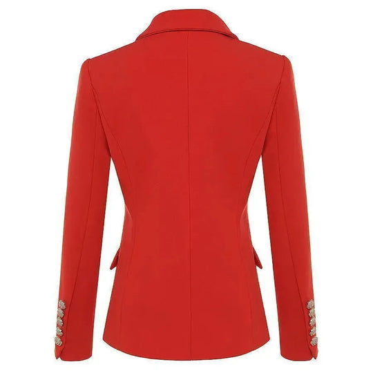 Heidi-Mode | Der optimistische zweireihige Blazer Damen - Formal-Business - Einfarbig-Uniform