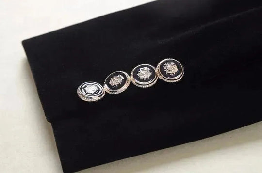 Heidi-Mode | Der Prowess Samt V-Ausschnitt Blazer Damen - Lässig - Uni-Einfarbig