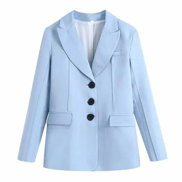 Heidi-Mode | Der Rocker-Blazer Damen - Lässig - Unifarben