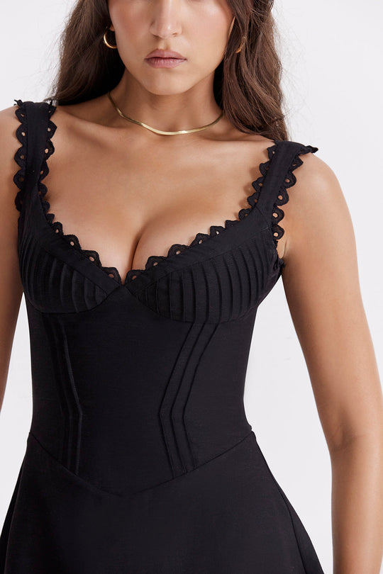 Heidi-Mode | Pin Tuck Minikleid