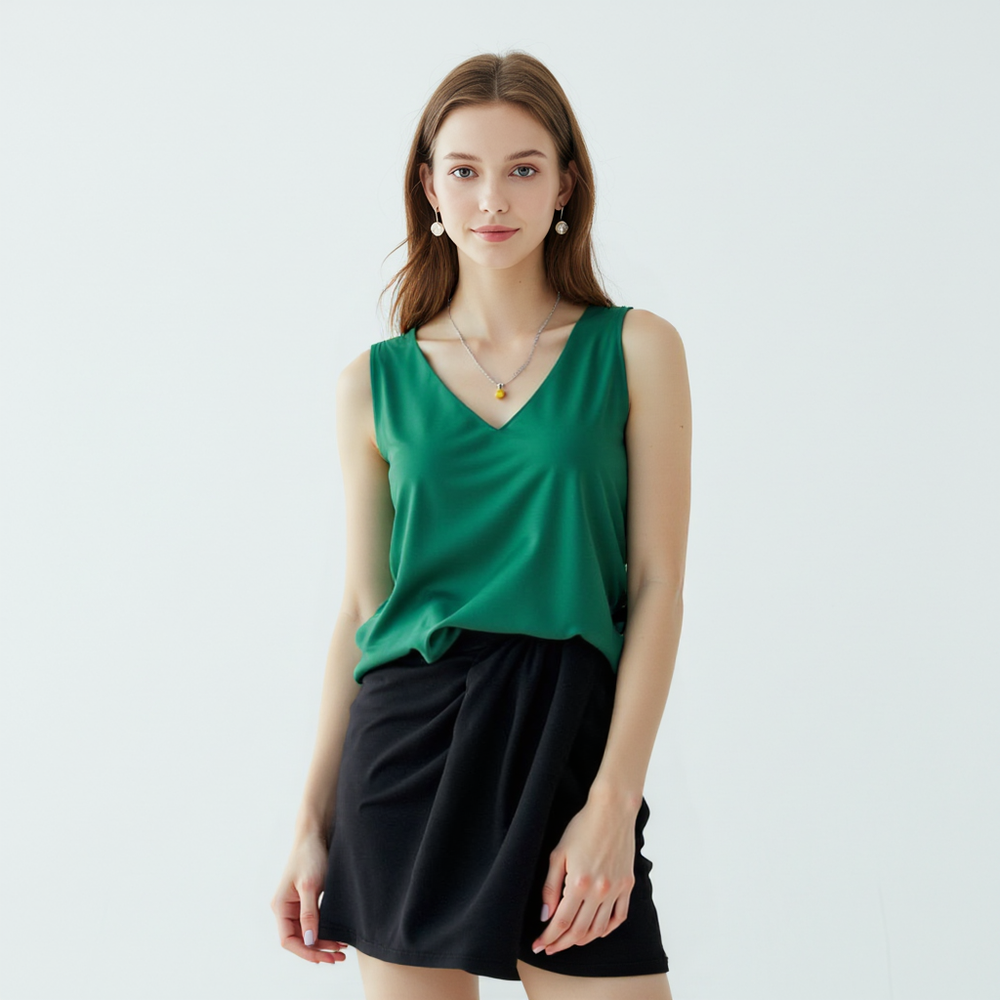 Heidi-Mode | Trigala Seidig Weiches Tanktop für Damen