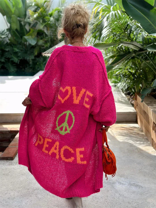 Heidi-Mode | Hippie Strickjacke für Frauen