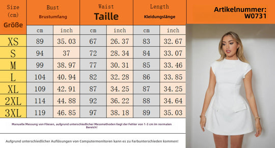 Heidi Mode | Taillenkleid im Taschendesign