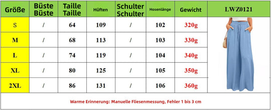 Heidi Mode | Hose mit weitem Bein und elastischer Taille