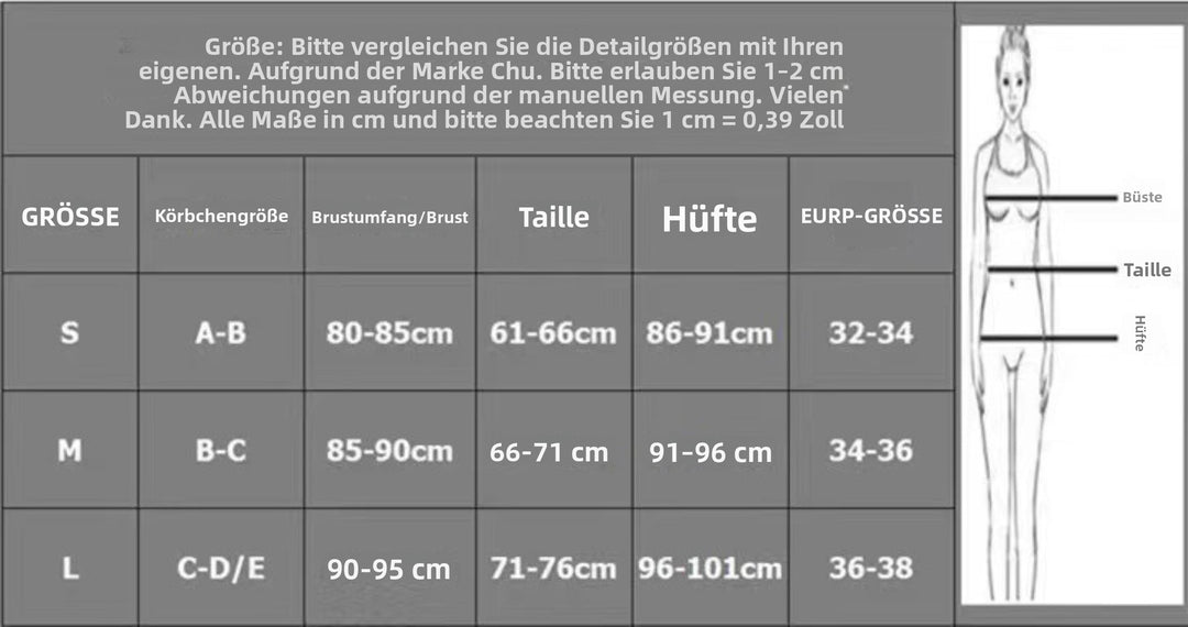 Heidi Mode | Dreiteiliges Bikini-Set mit Marmordruck