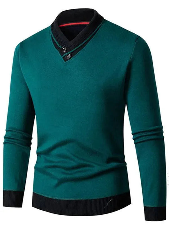 Heidi-Mode | Slim Fit V-Ausschnitt Herren Pullover