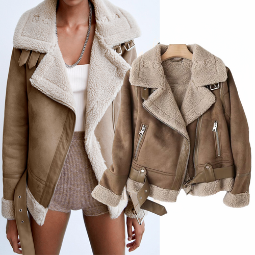 Heidi | Sherpa-Fleece-Bomberjacke