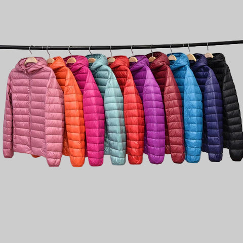 Heidi-Mode | Daunenjacke mit Kapuze für Damen