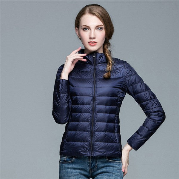 Heidi-Mode | Elegante Leichtgewicht Daunenjacke Damen