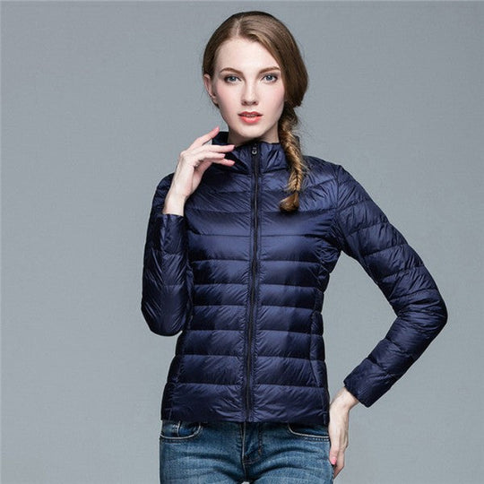 Heidi-Mode | Elegante Leichtgewicht Daunenjacke Damen