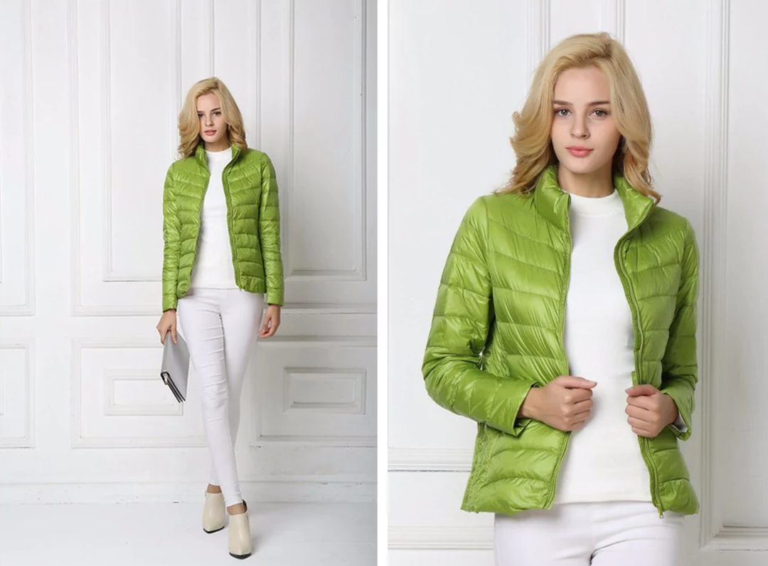 Heidi-Mode | Elegante Leichtgewicht Daunenjacke Damen