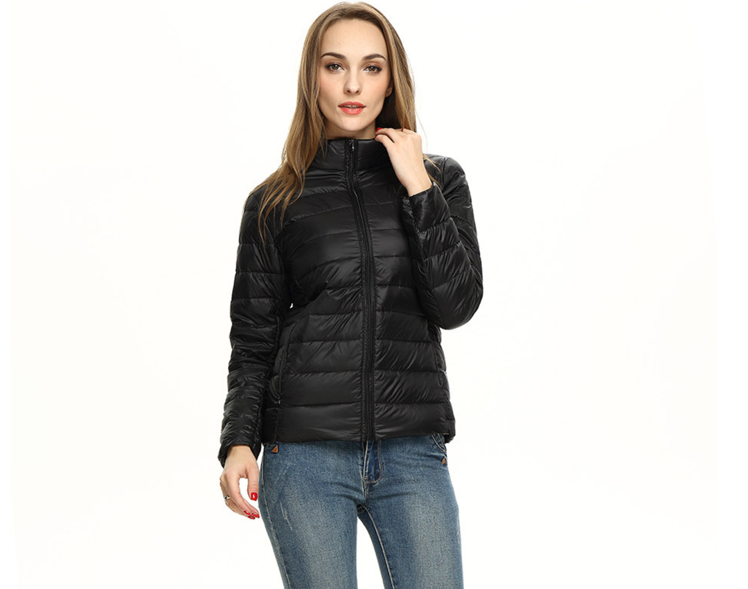 Heidi-Mode | Elegante Leichtgewicht Daunenjacke Damen