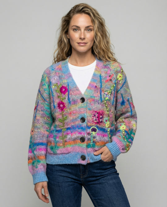 Heidi-Mode | Pullover für Damen mit Blumenmustern