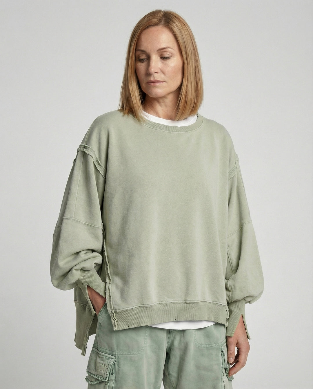 Freizeitkleidung Damen Oversize Sweatshirt