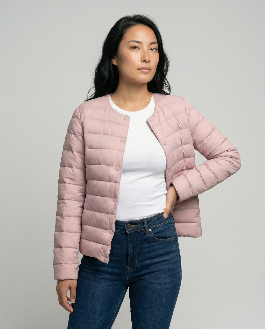 Ultradünne Daunenjacke