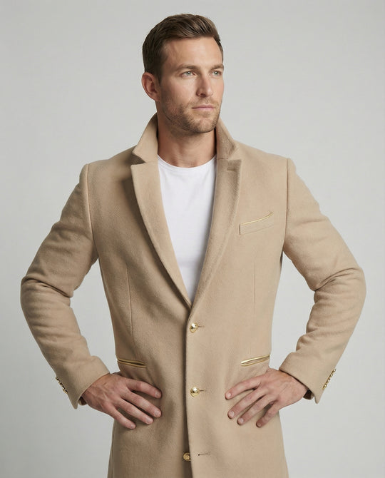 Heidi-Mode | Eleganter Wolltrenchcoat für Männer