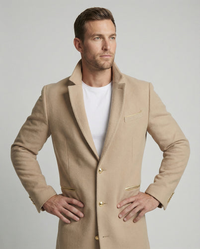 Heidi-Mode | Eleganter Wolltrenchcoat für Männer