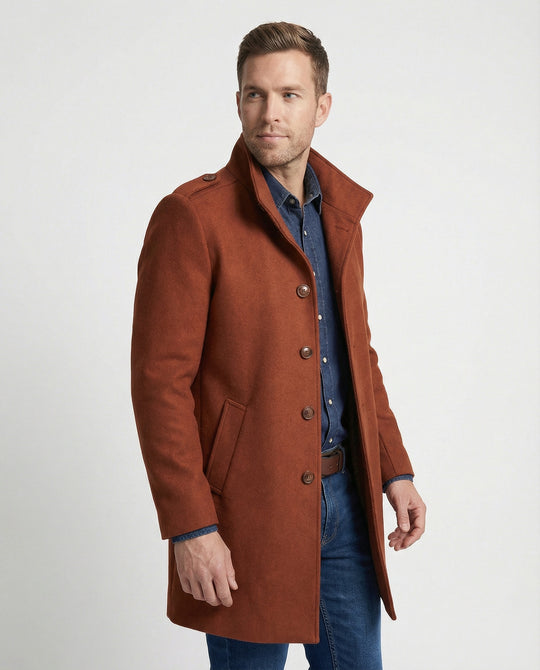 Herren stylische und langlebige Trenchcoat Heidi-Mode