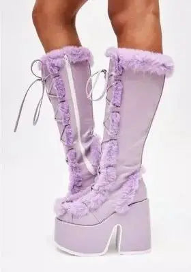 Heidi-Mode | Neue Winter Frauen Schnee Stiefel Plattform  (Saison 2)